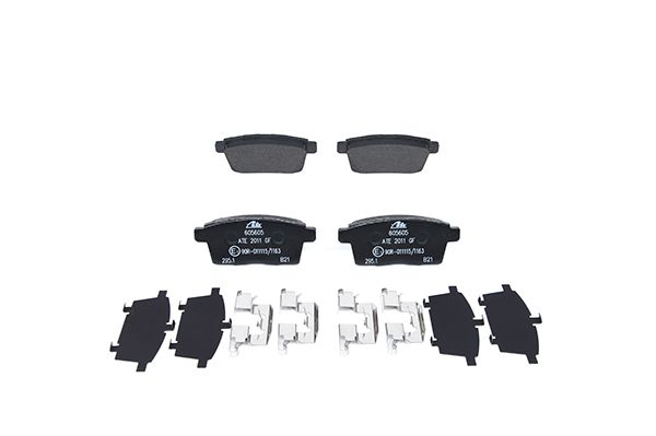 Bremsbelagsatz, Scheibenbremse