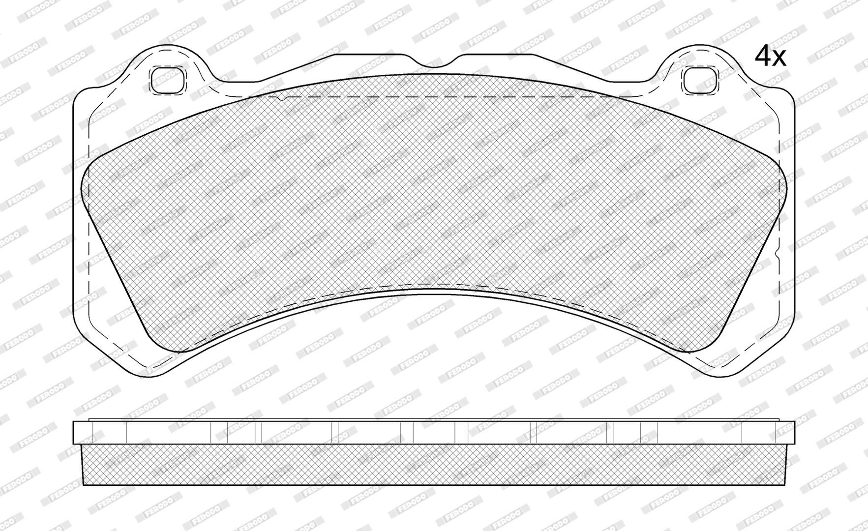 Bremsbelagsatz, Scheibenbremse