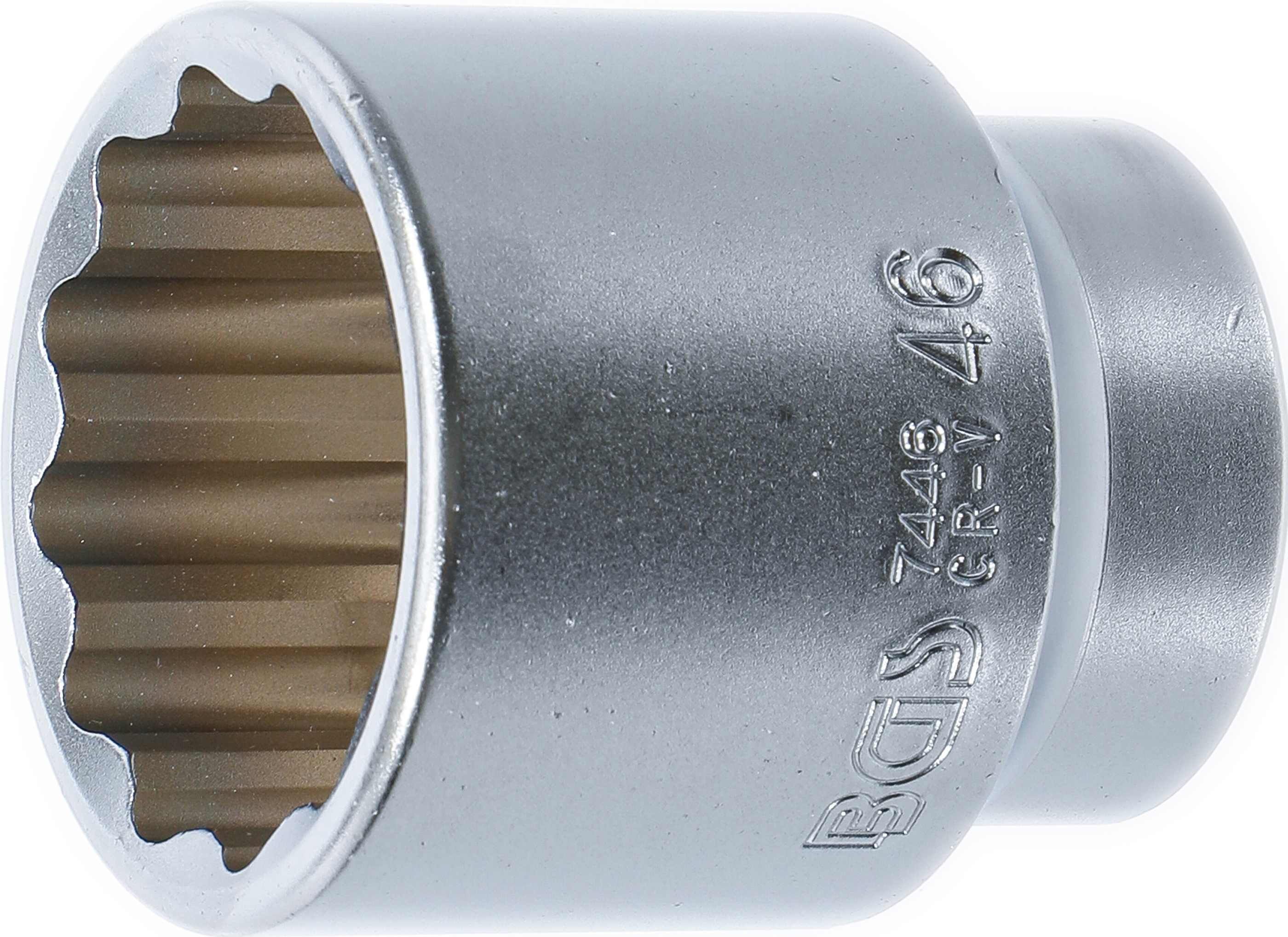 BGS Steckschlüssel-Einsatz Zwölfkant | Antrieb Innenvierkant 20 mm (3/4") | SW 46 mm