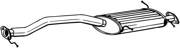 Mittelschalldämpfer