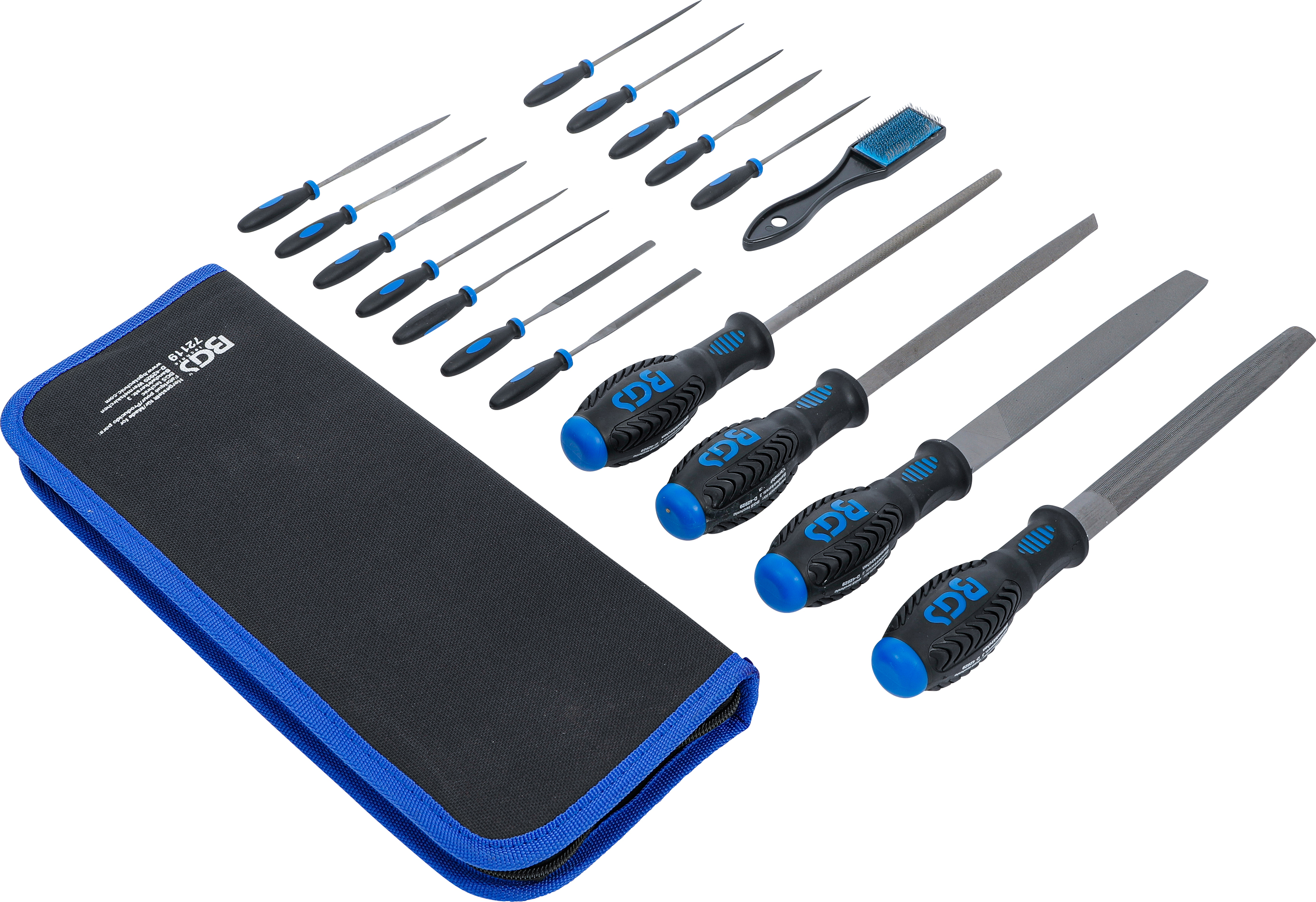 BGS Werkstattfeilen- und Nadelfeilen-Satz | 17-tlg.