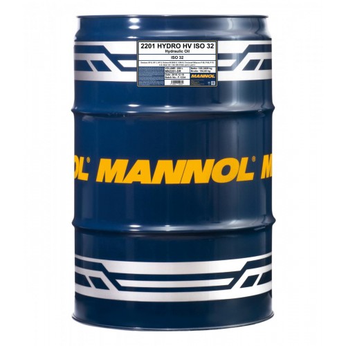 Mannol 2201 Hydro HV ISO 32 Hydrauliköl 208 Liter