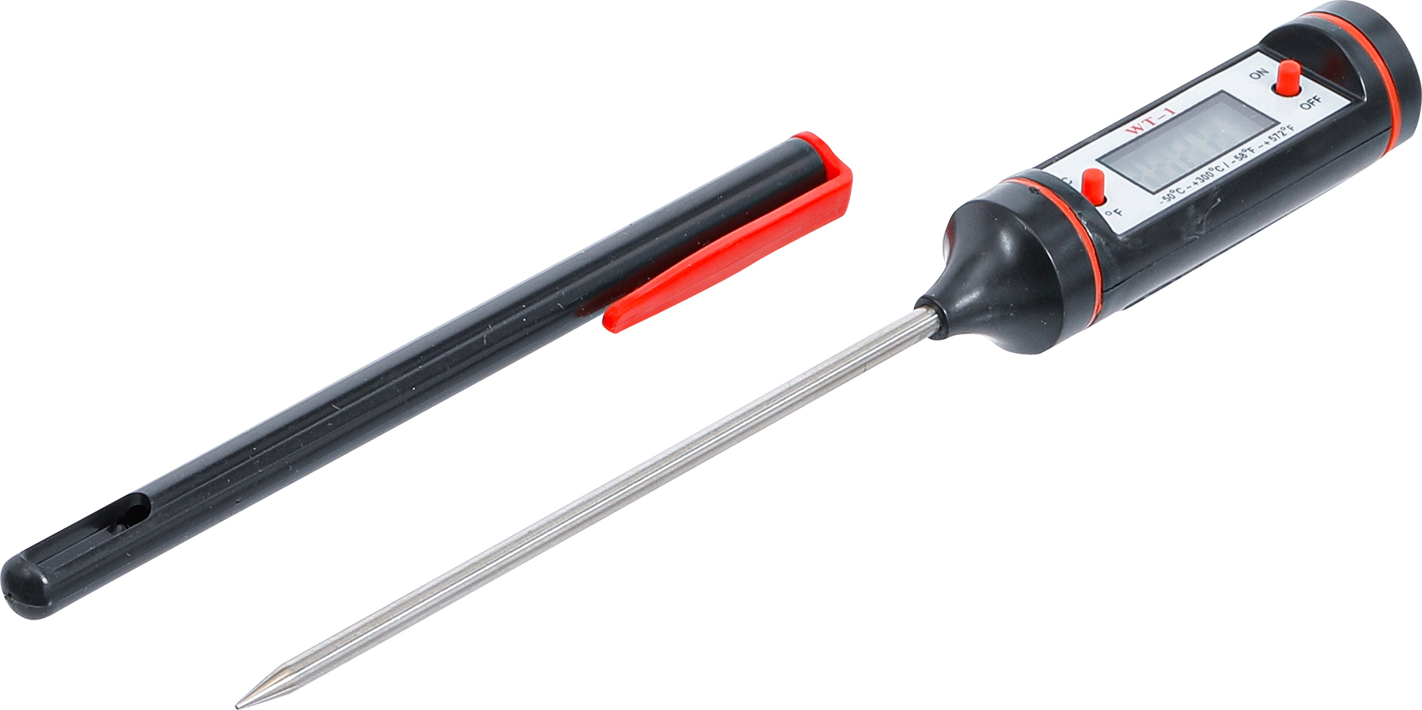 BGS Digital-Thermometer mit Edelstahl-Messsonde