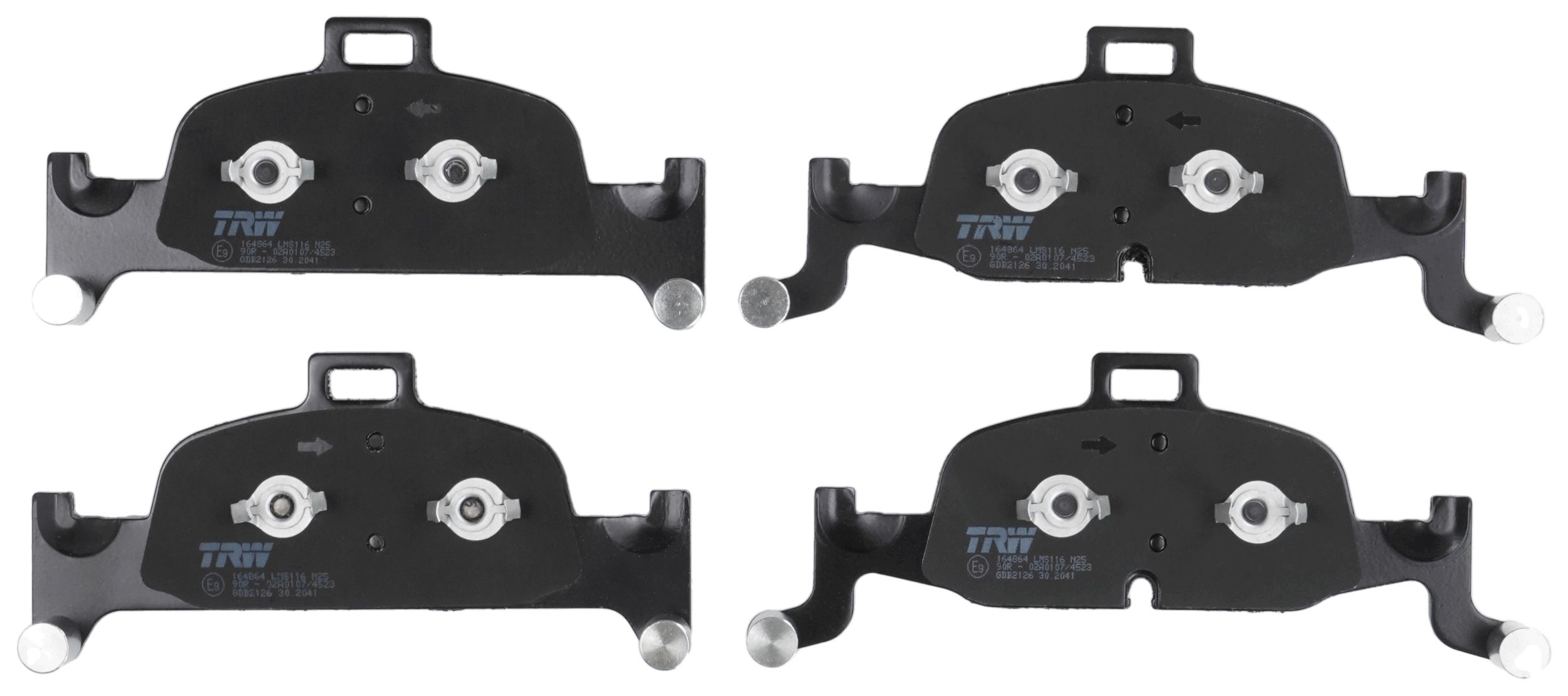 Bremsbelagsatz, Scheibenbremse