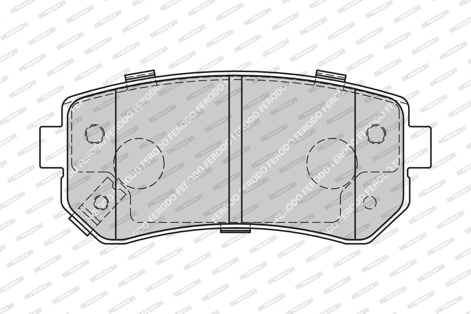 Bremsbelagsatz, Scheibenbremse