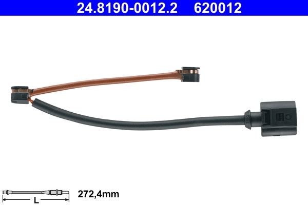 Warnkontakt, Bremsbelagverschleiß