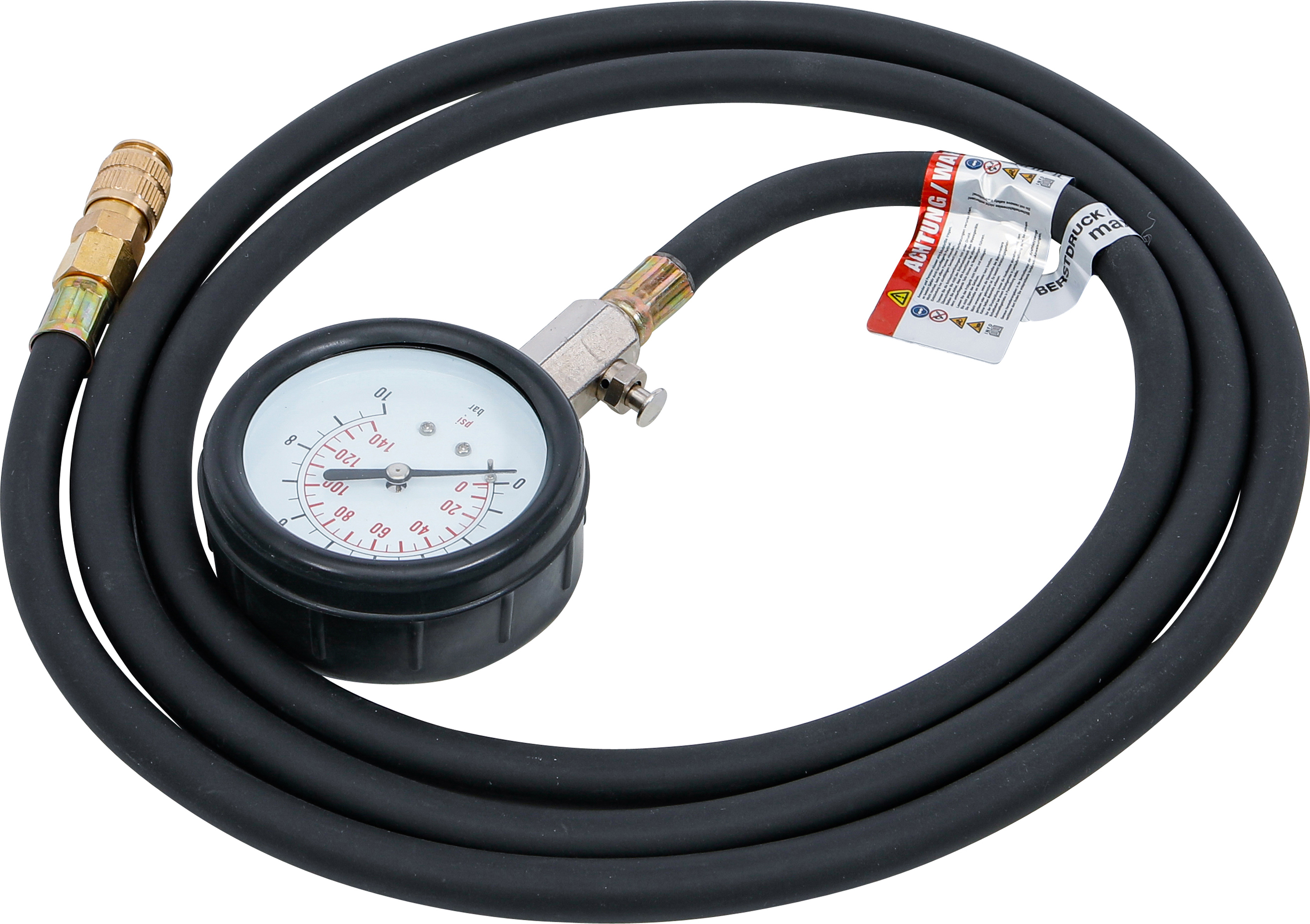 BGS Messuhr mit Ventil | 0 - 10 Bar | für Art. 8007