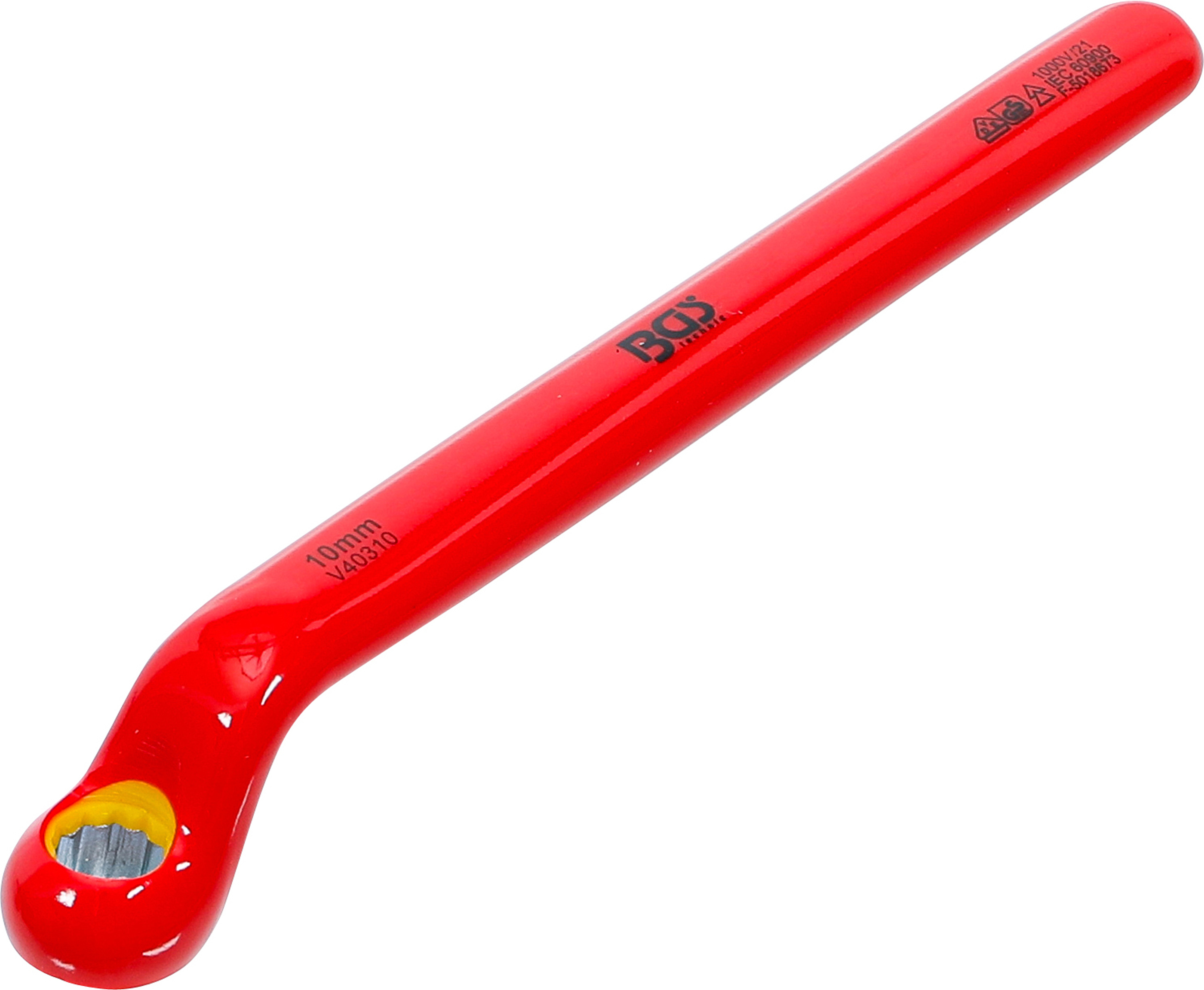 BGS VDE-Einringschlüssel | tief gekröpft | SW 10 mm