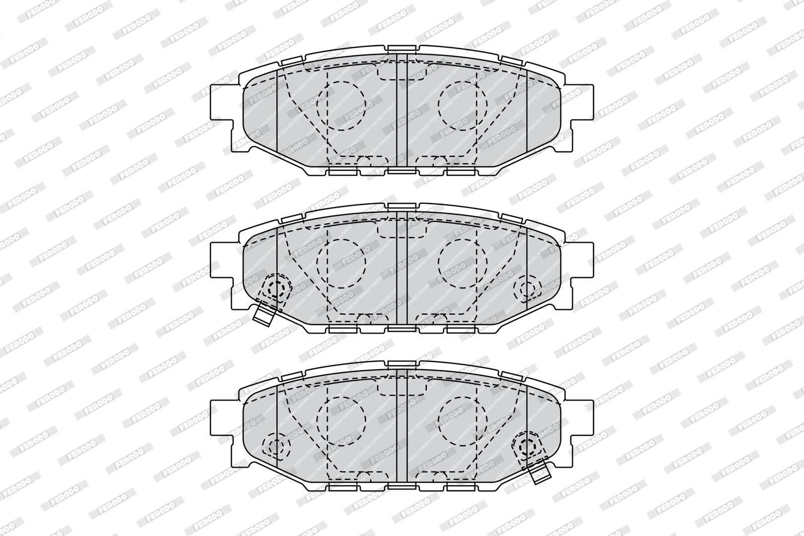 Bremsbelagsatz, Scheibenbremse