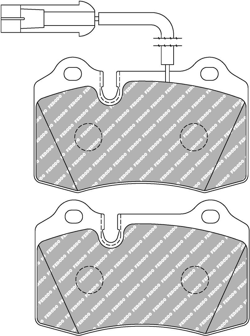 Bremsbelagsatz, Scheibenbremse