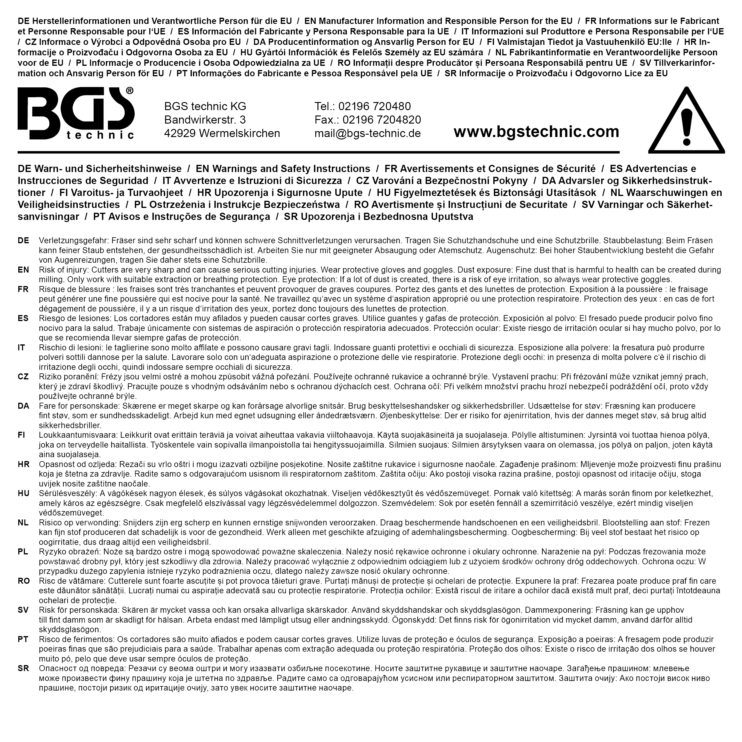 BGS Diamant-Schleif- und Fräswerkzeug | 20-tlg.