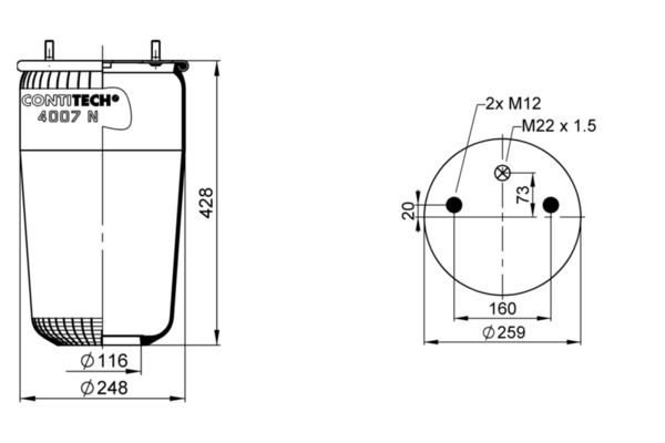 Federbalg, Luftfederung