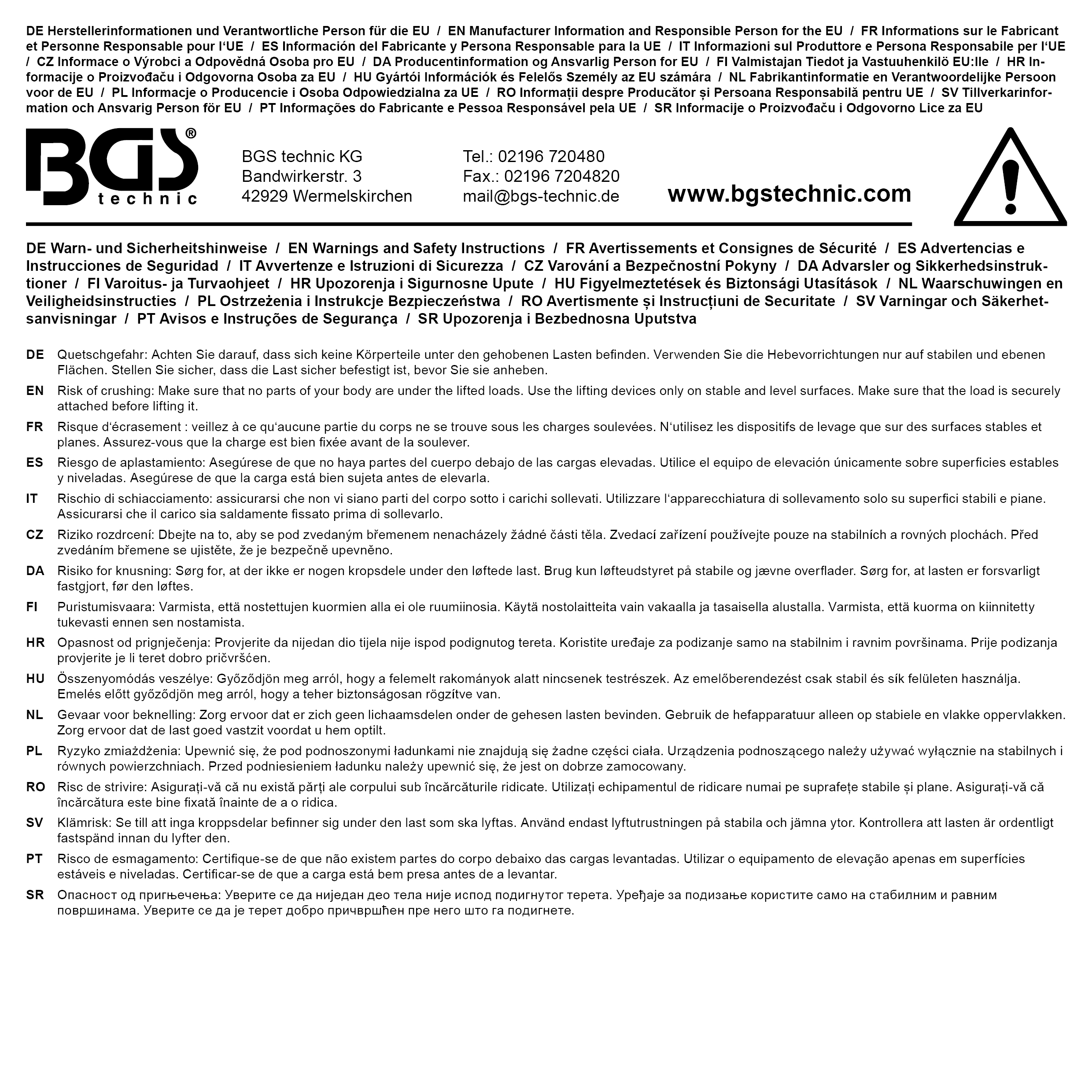 BGS Scherenhubtisch | hydraulisch