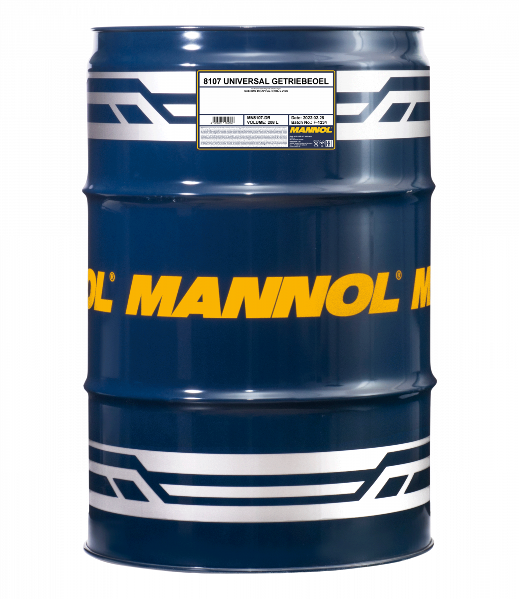 80W-90 Mannol 8107 Universal Getriebeöl 208 Liter