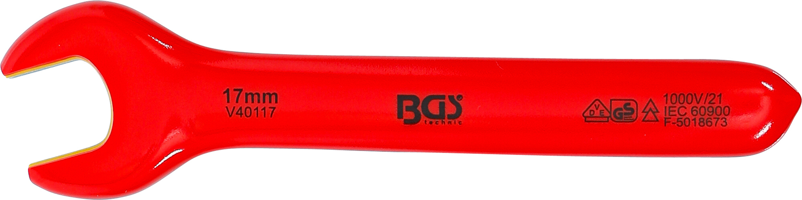 BGS VDE-Einmaulschlüssel | SW 17 mm