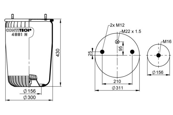 Federbalg, Luftfederung