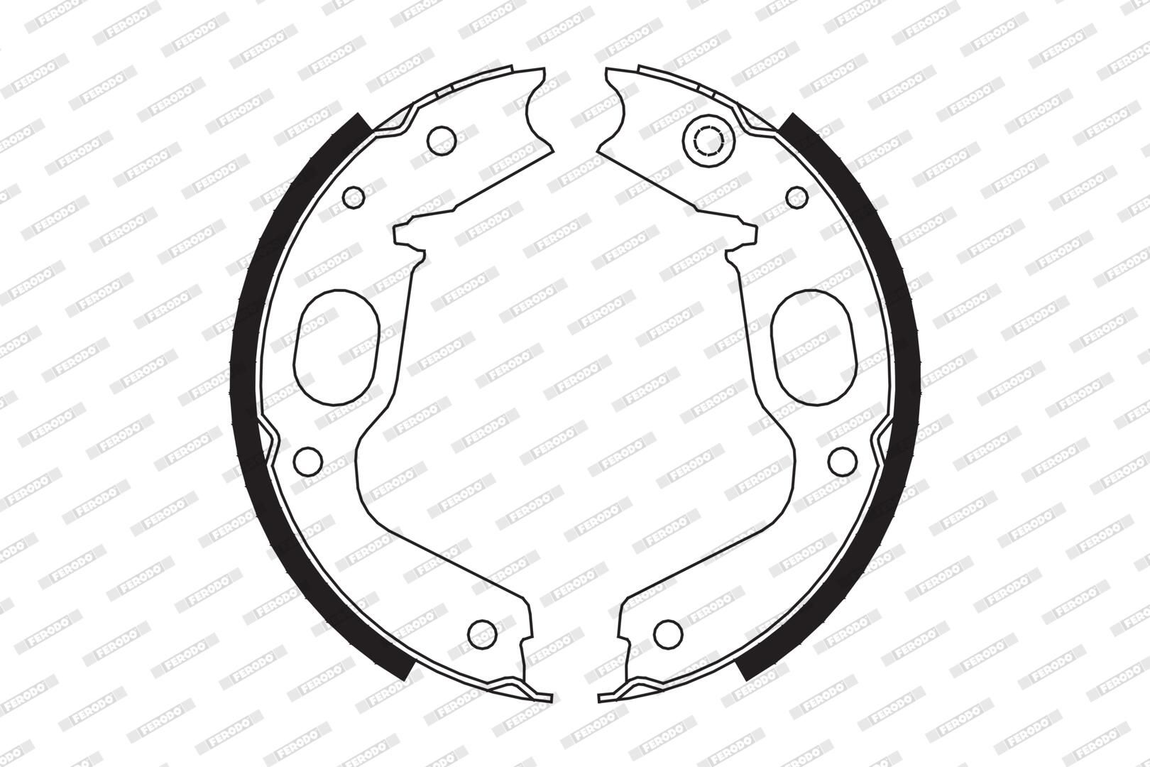 Bremsbackensatz, Feststellbremse