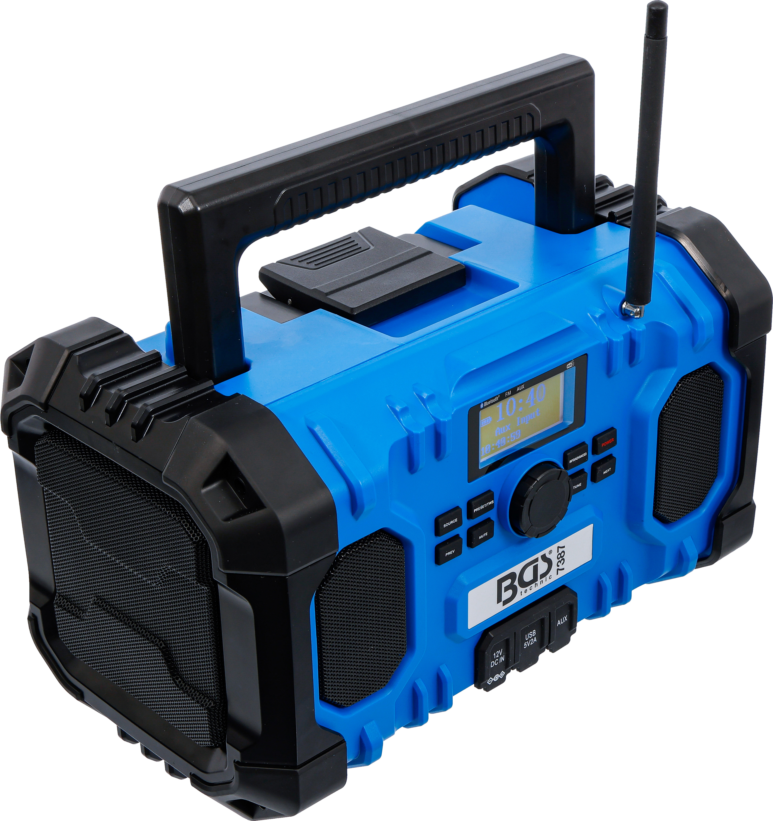 BGS Akku-DAB Radio | Hybrid | 18 V und 230 V | ohne Akku