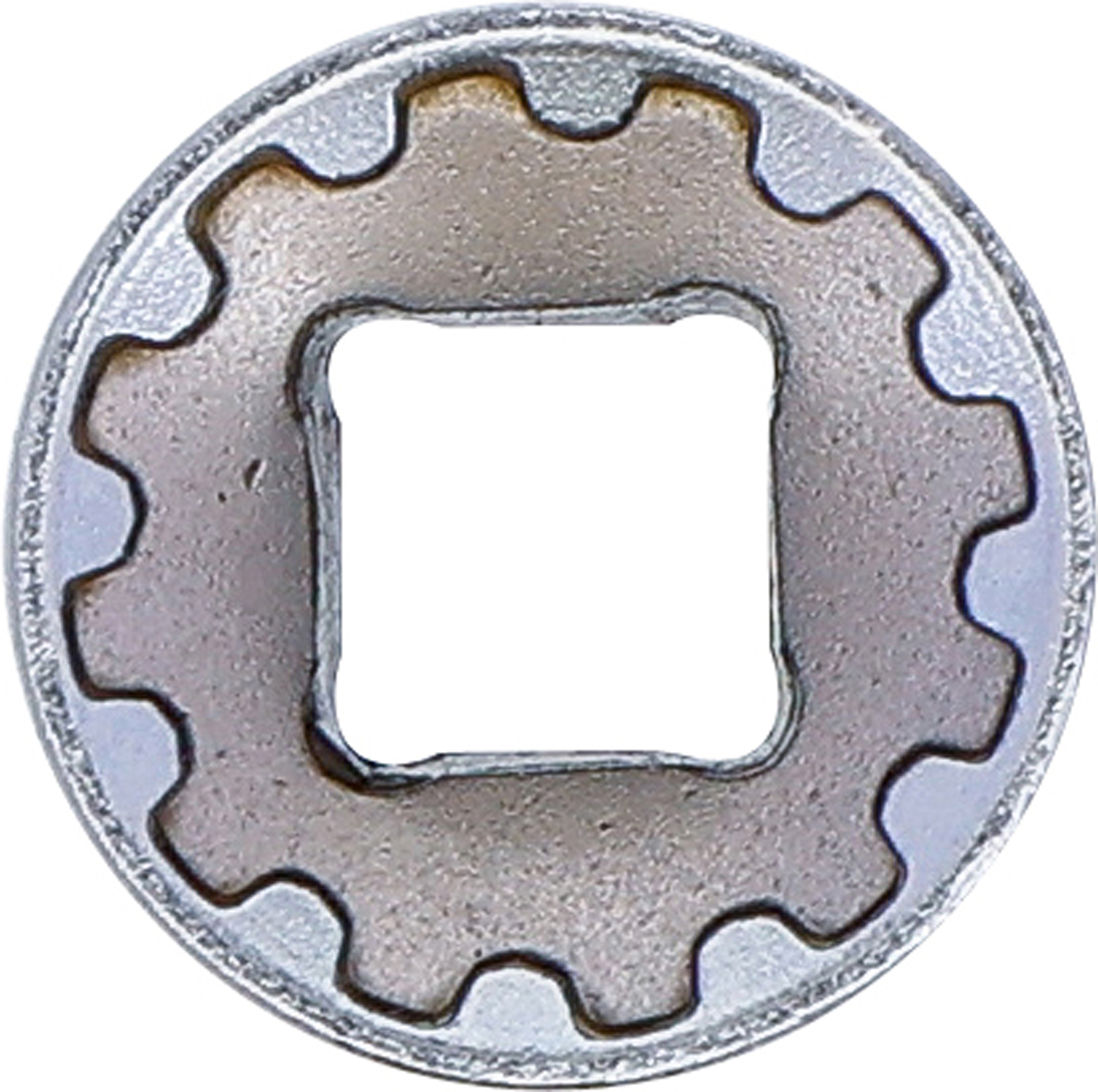 BGS Steckschlüssel-Einsatz Gear Lock | Antrieb Innenvierkant 6,3 mm (1/4") | SW 12 mm