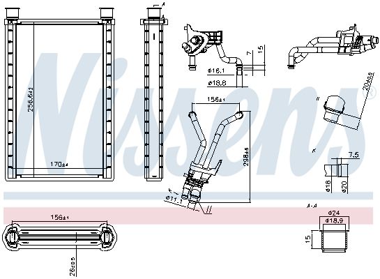 Wärmetauscher, Innenraumheizung
