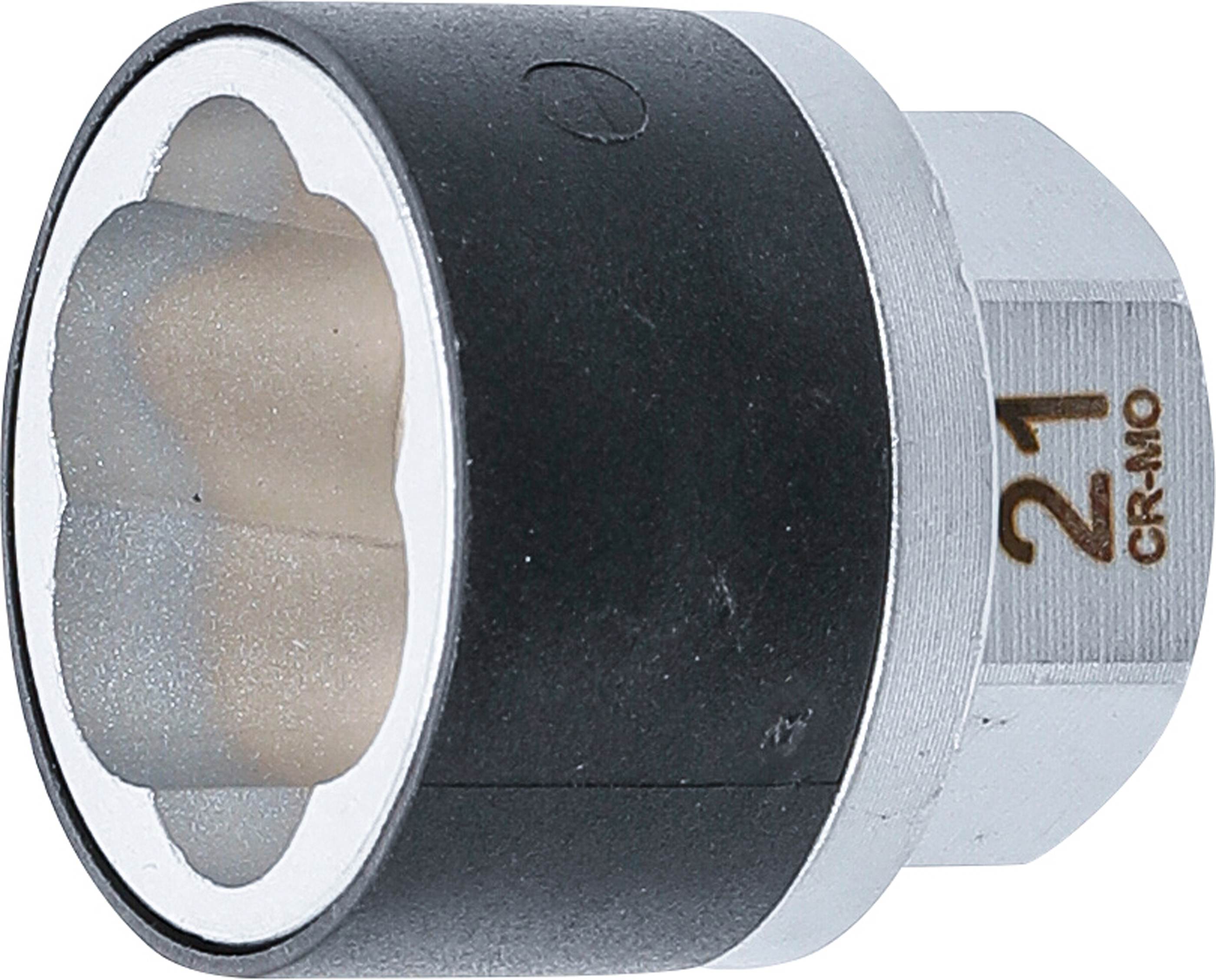 BGS Spiral-Profil-Steckschlüssel-Einsatz / Schraubenausdreher | Antrieb Außensechskant 21 mm | SW 21 mm