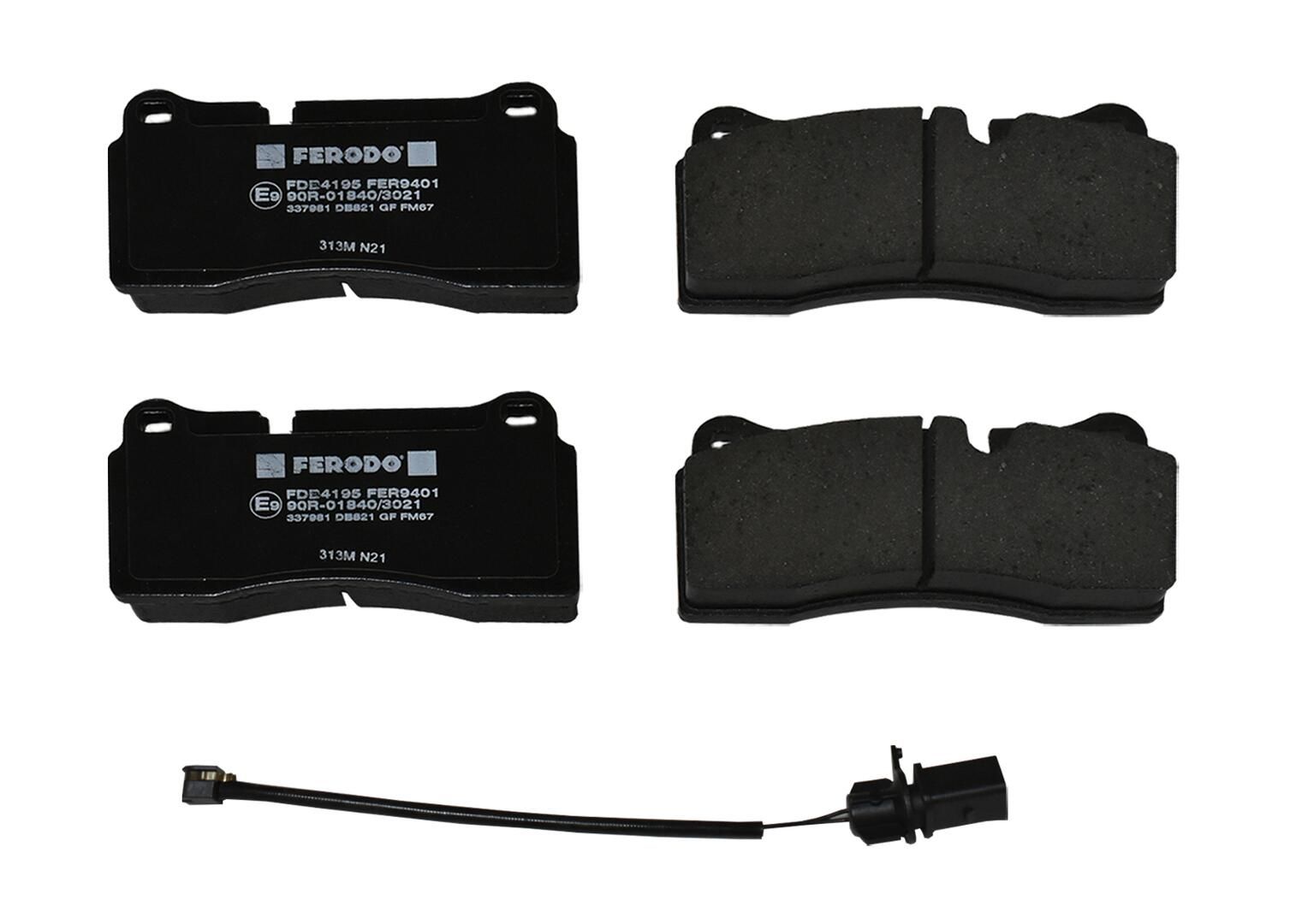 Bremsbelagsatz, Scheibenbremse