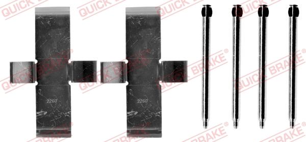 Zubehörsatz, Scheibenbremsbelag