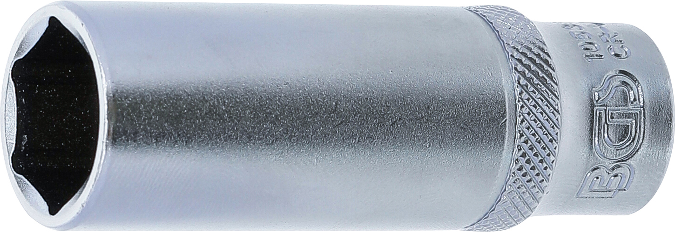 BGS Steckschlüssel-Einsatz Sechskant, tief | Antrieb Innenvierkant 10 mm (3/8") | SW 16 mm