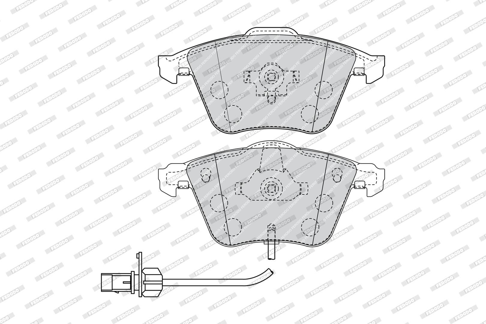 Bremsbelagsatz, Scheibenbremse