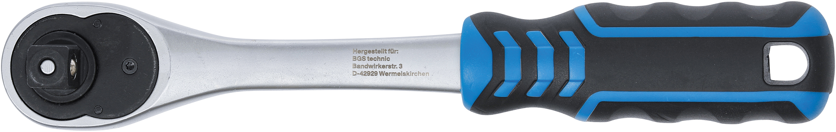 BGS Umschaltknarre | feinverzahnt | Abtrieb Außenvierkant 12,5 mm (1/2")