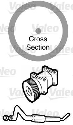 Dichtung, Kühlmittelrohrleitung