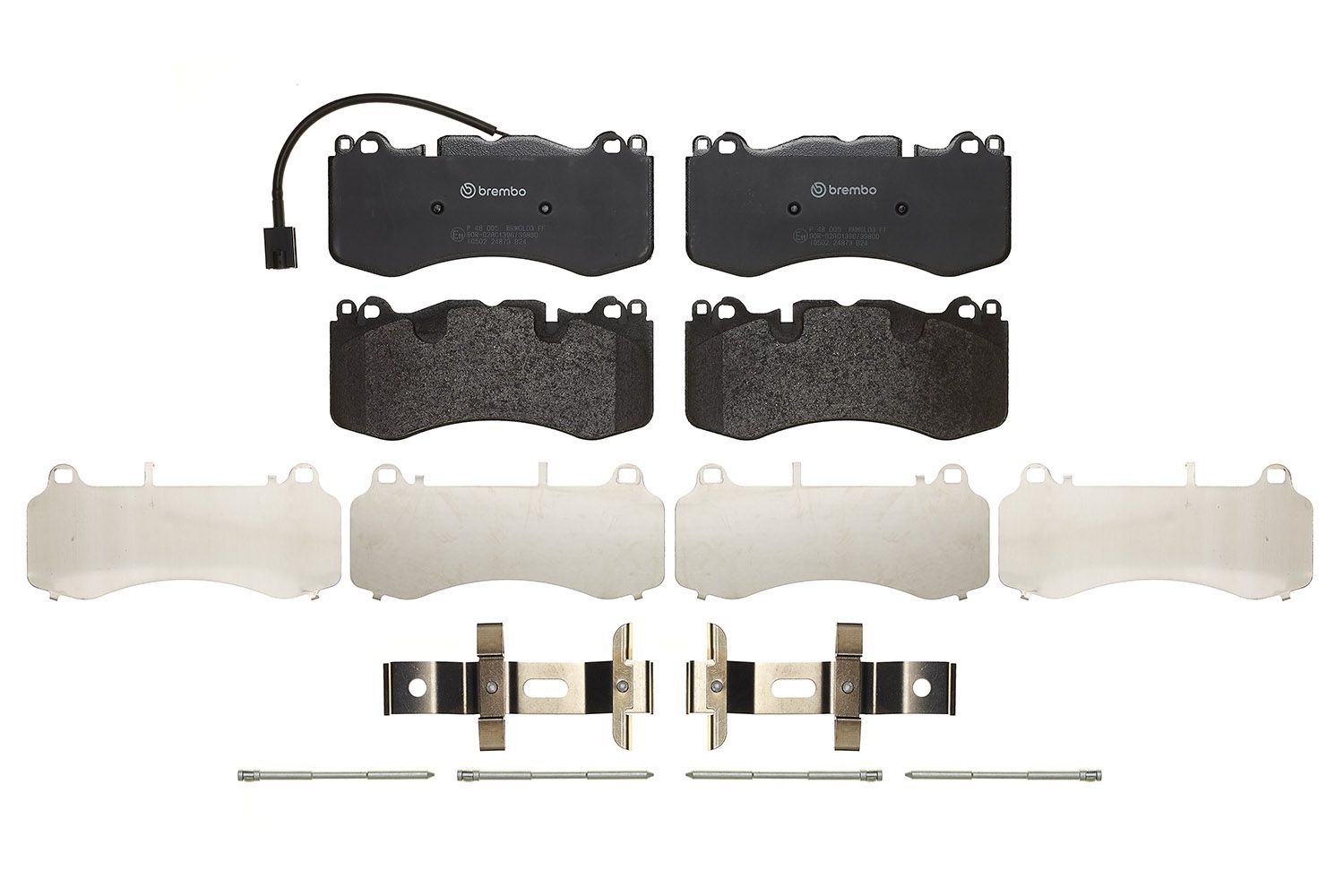 Bremsbelagsatz, Scheibenbremse