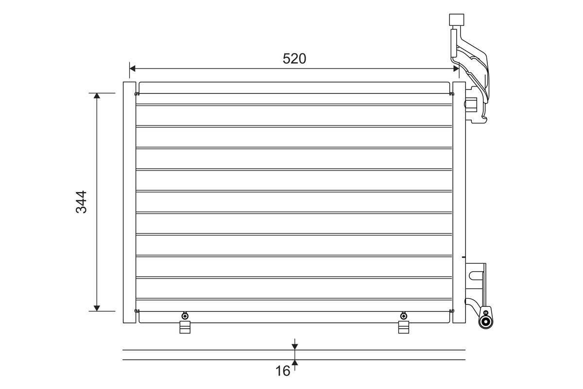 Kondensator, Klimaanlage