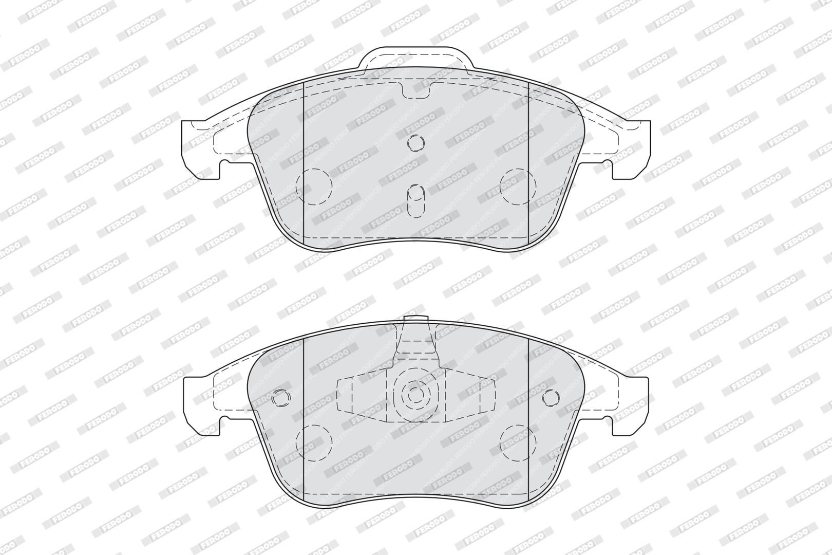 Bremsbelagsatz, Scheibenbremse