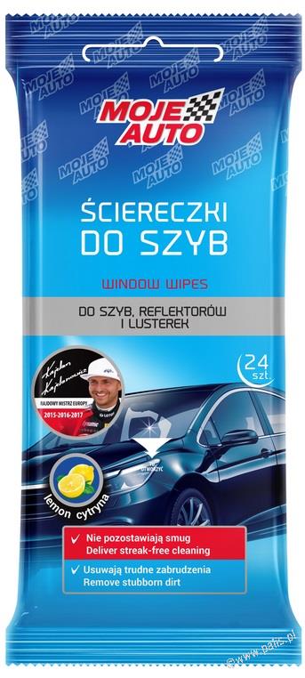 Moje Auto Window Wipes Reinigungstücher Glas 24 Stk