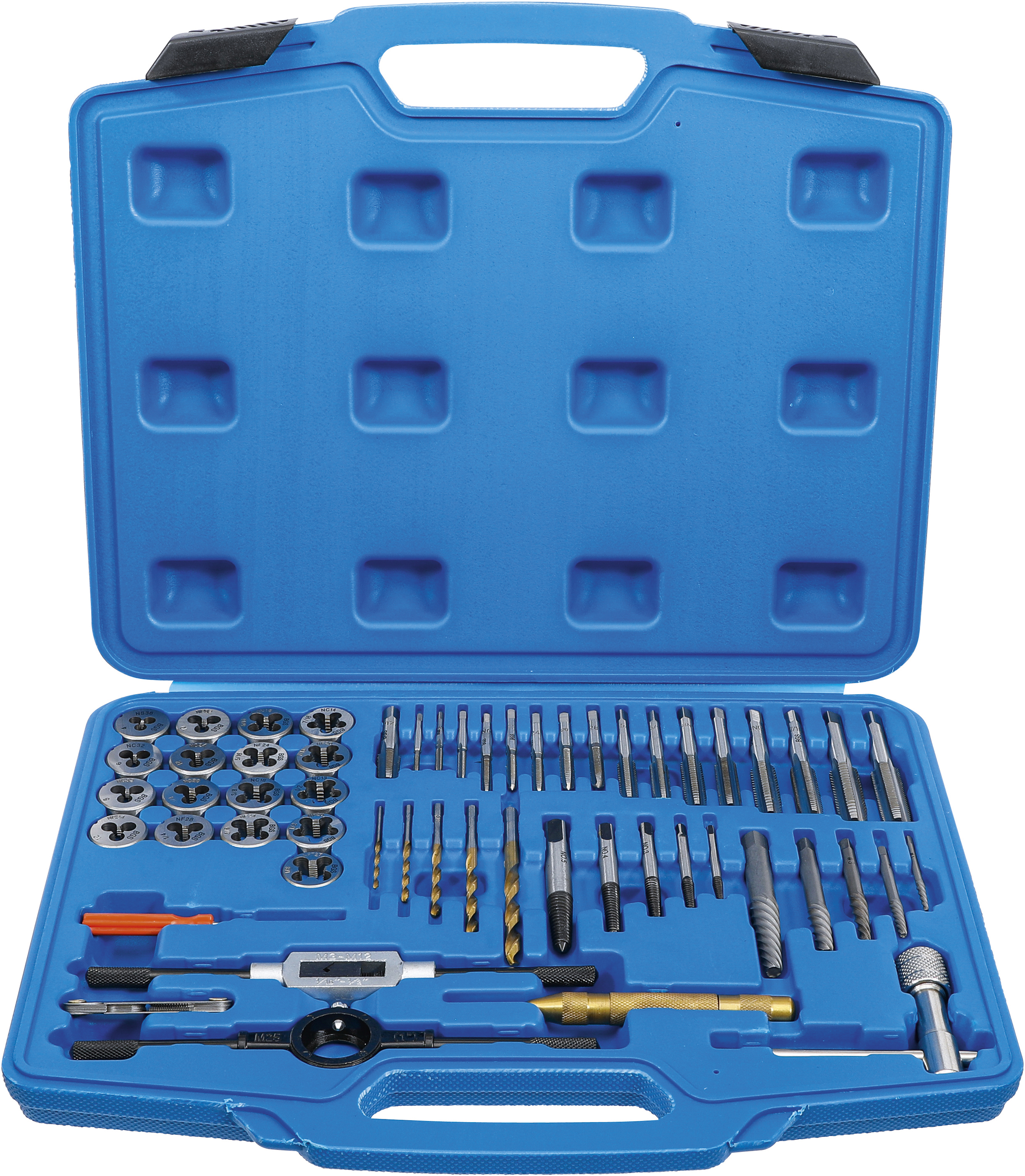 BGS Gewindeschneid-Satz | Zoll | 1/4" - 1/2" | 56-tlg.