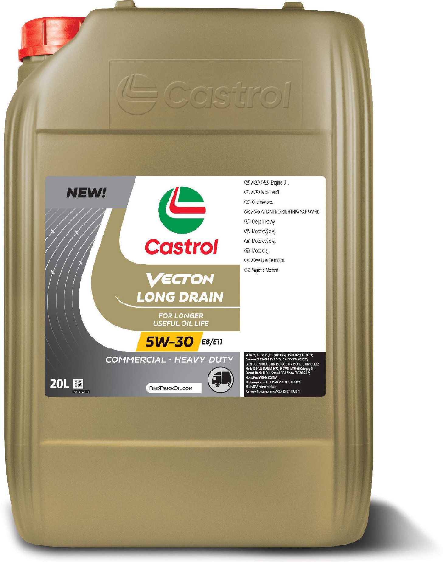 Motoröl VECTON LD 5W30 E8/E11 20L “CASTROL 20 l”