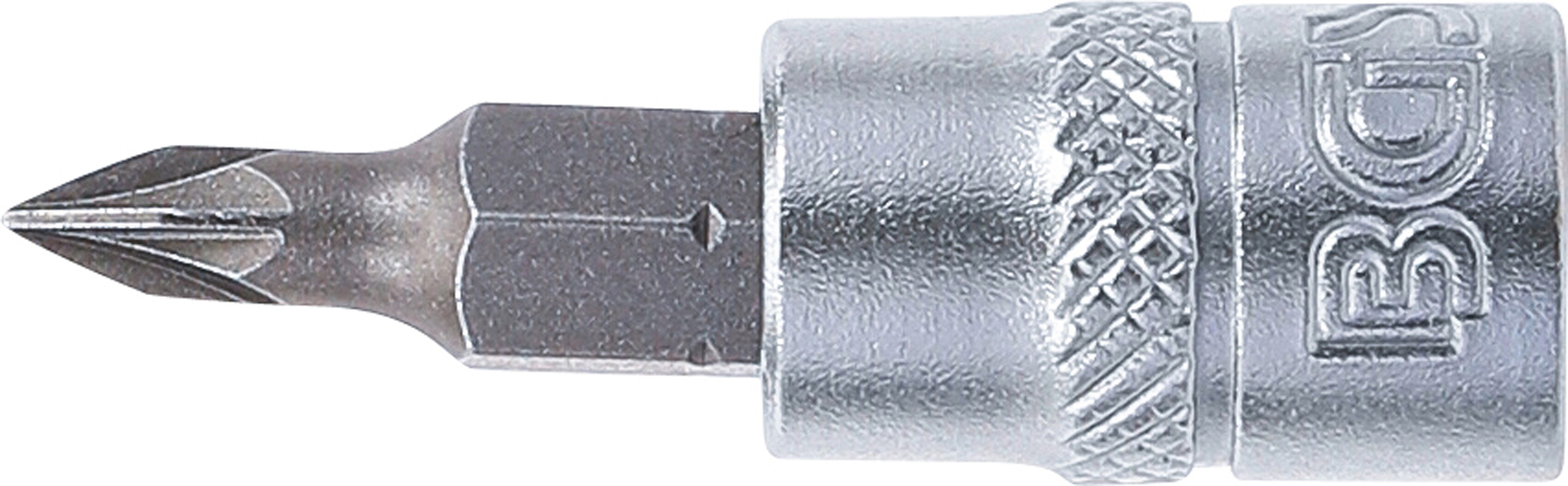 BGS Bit-Einsatz | Antrieb Innenvierkant 6,3 mm (1/4") | Kreuzschlitz PZ0