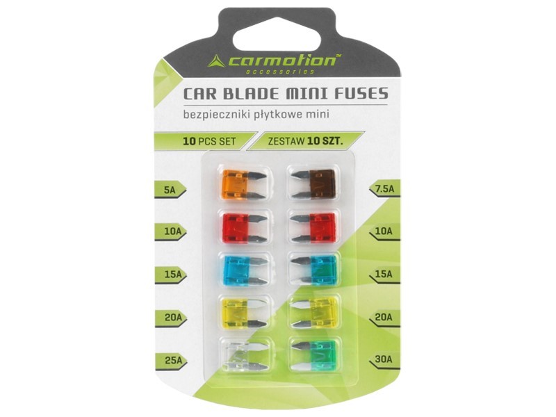 Carmotion Mini Flachstecksicherung Set 10tlg