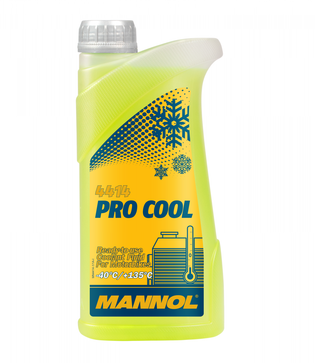 Mannol 4414 Pro Cool Kühlerfrostschutz Zweirad Motorrad 1 Liter