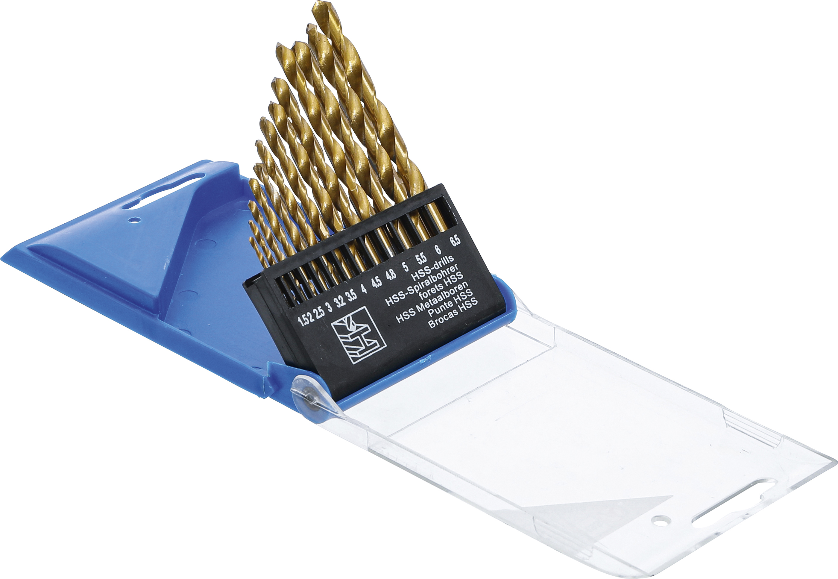 BGS HSS-Spiralbohrer-Satz | titan-nitriert | 1,5 - 6,5 mm | 13-tlg.