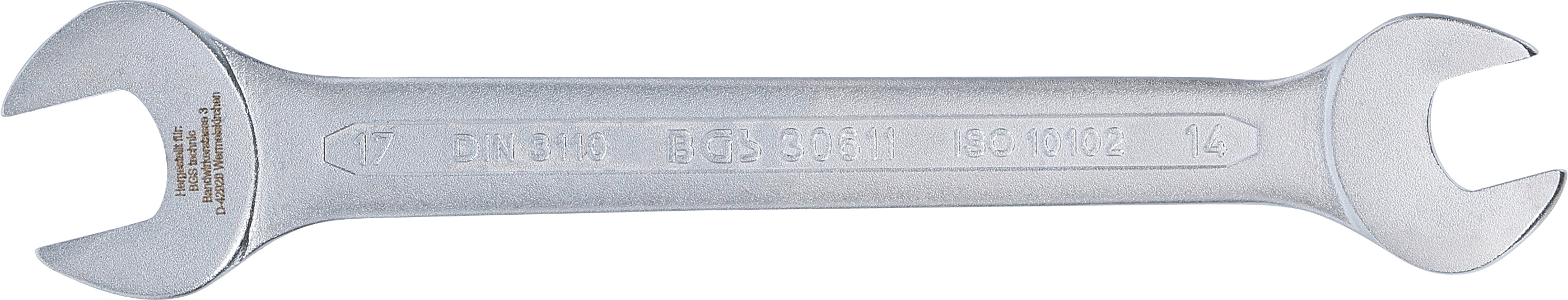 BGS Doppel-Maulschlüssel | SW 14 x 17 mm