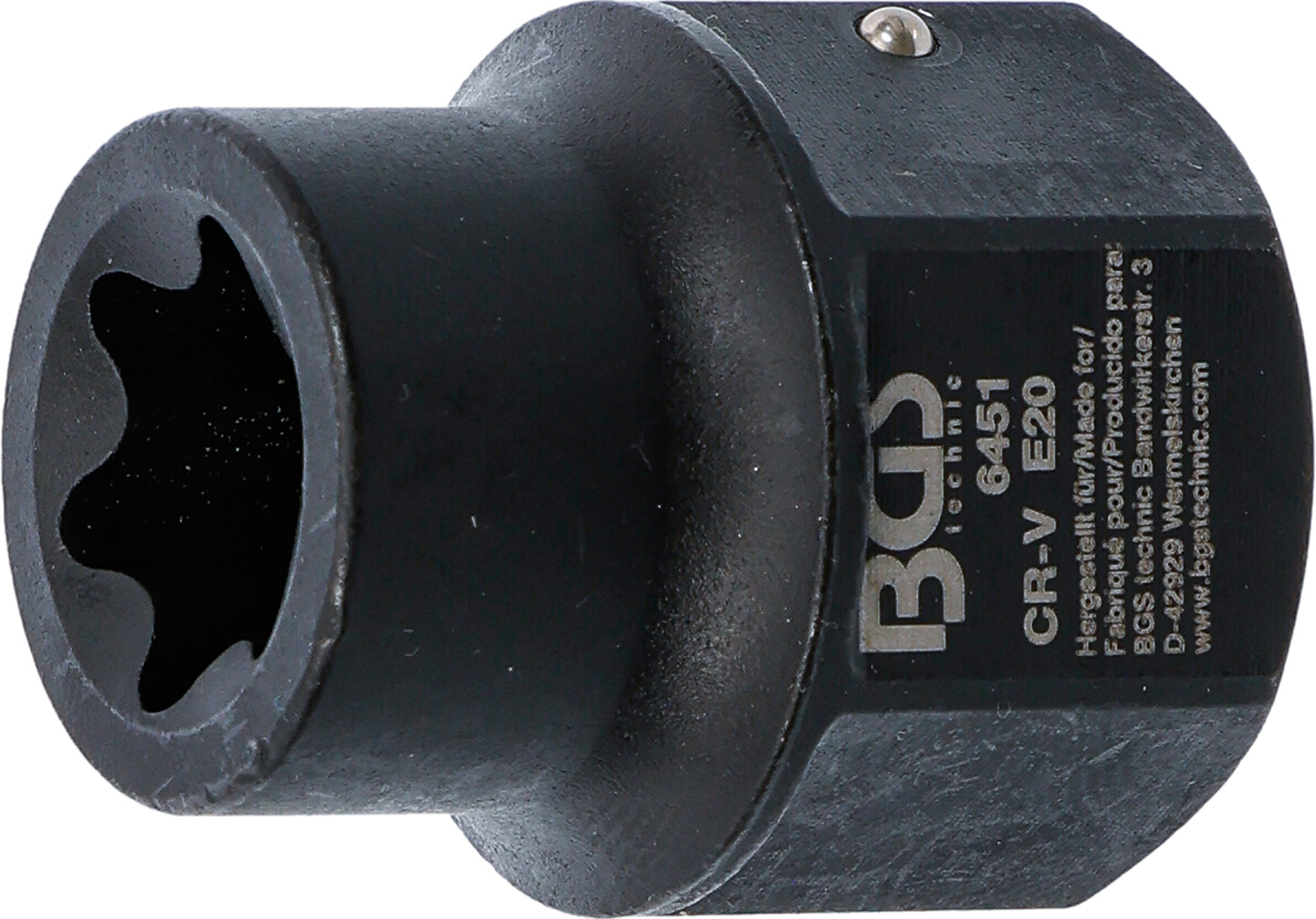 BGS Bremssattel-Einsatz | E-Profil (für Torx) | für MAN TGA | Antrieb Außensechskant 30 mm | SW E20