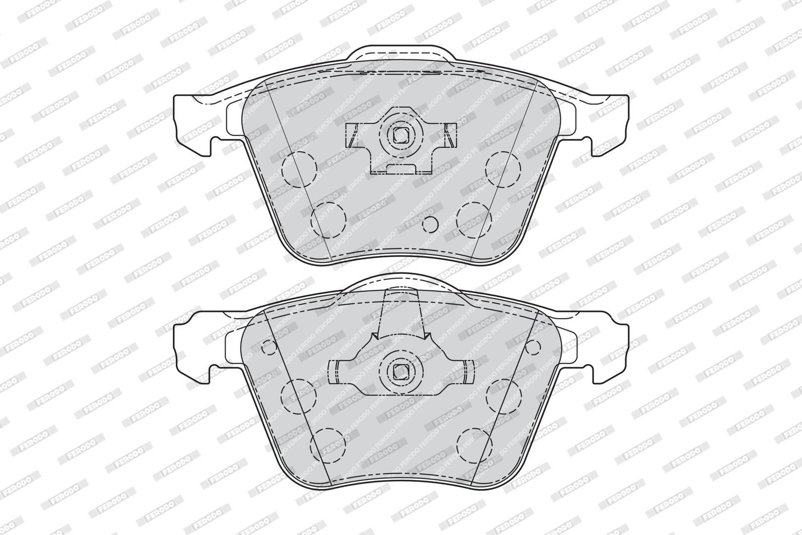 Bremsbelagsatz, Scheibenbremse