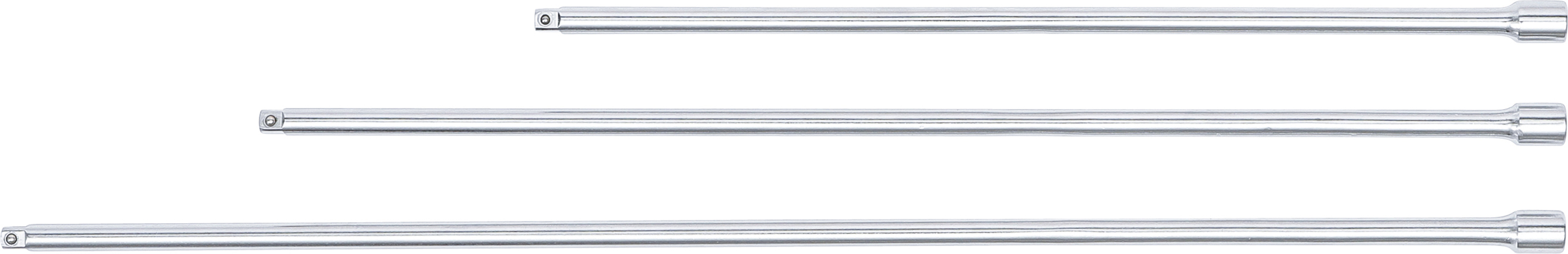 BGS Verlängerungs-Satz | 6,3 mm (1/4") | 300 / 380 / 450 mm | 3-tlg.