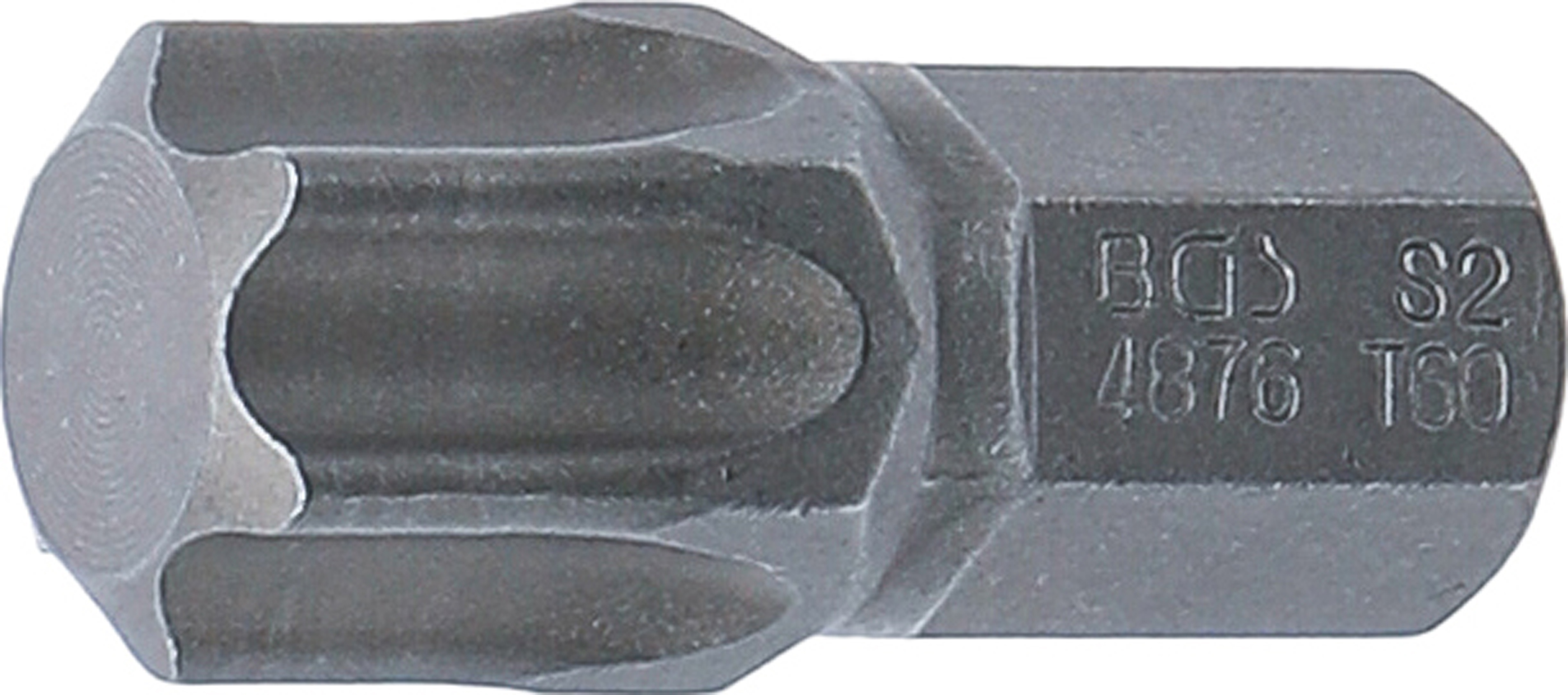 BGS Bit | Länge 30 mm | Antrieb Außensechskant 10 mm (3/8") | T-Profil (für Torx) T60
