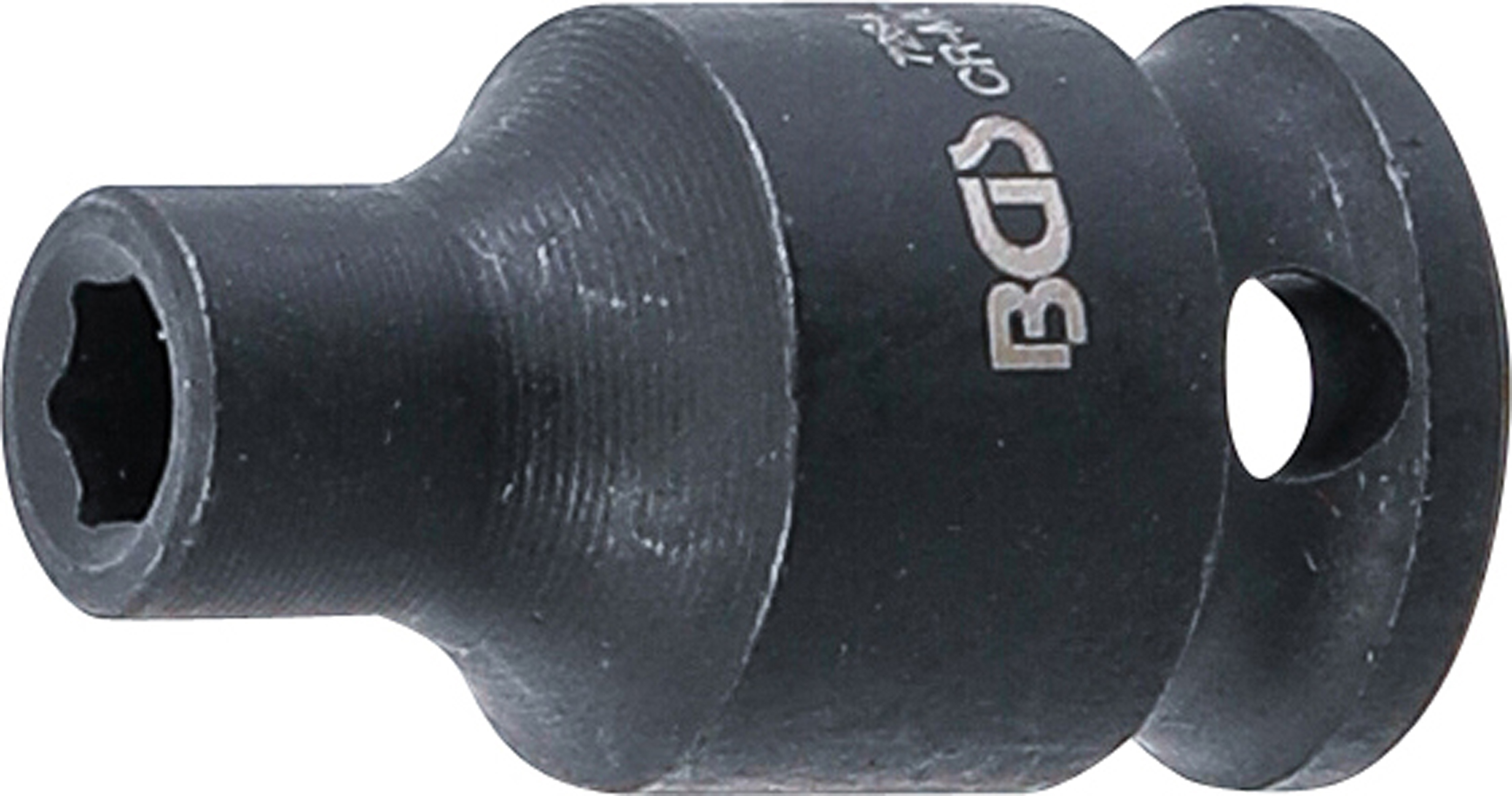 BGS Kraft-Steckschlüssel-Einsatz Sechskant | Antrieb Innenvierkant 6,3 mm (1/4") | SW 4 mm