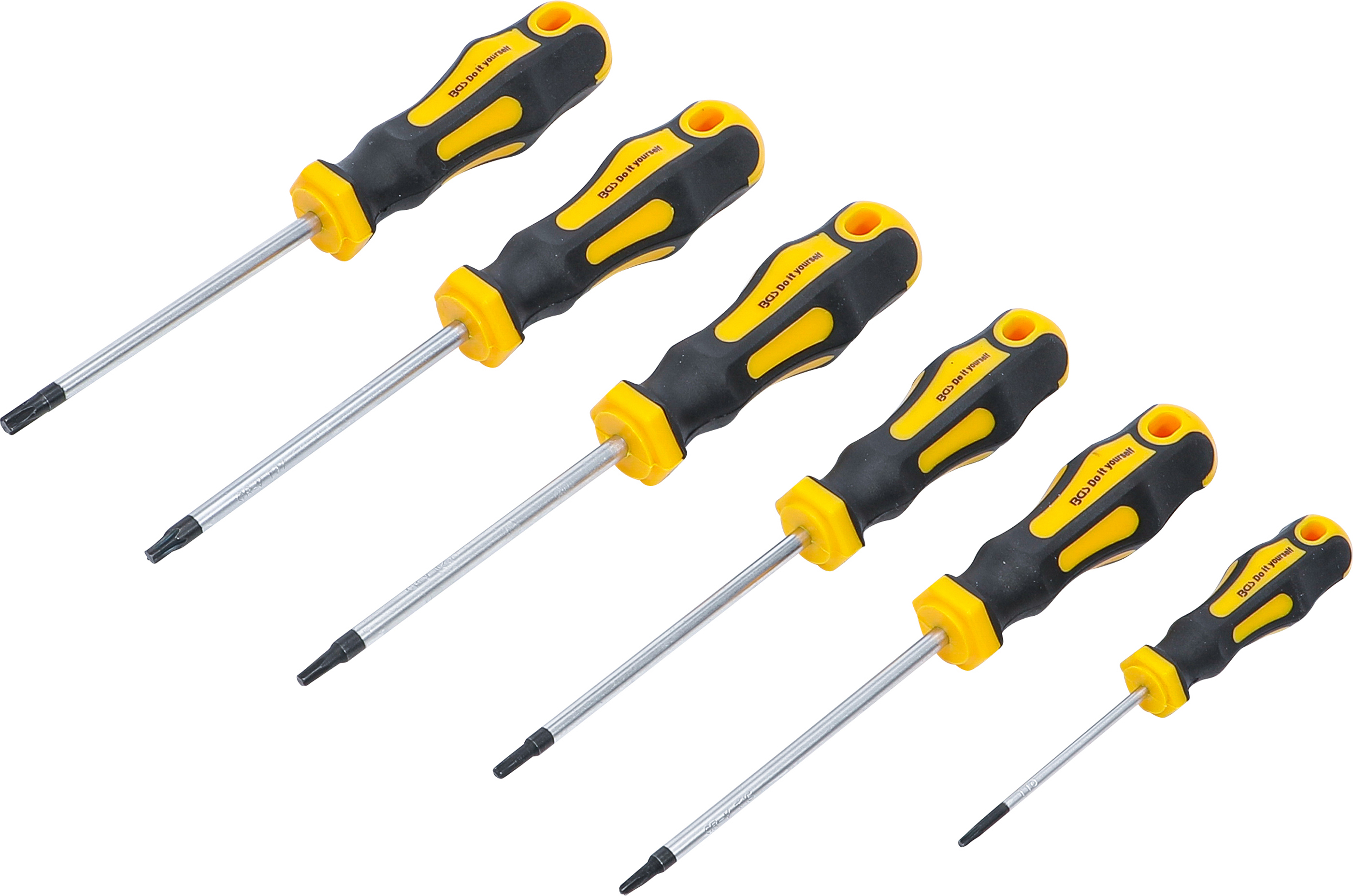 BGS Schraubendreher-Satz | T-Profil (für Torx) T10 - T30 | 6-tlg.