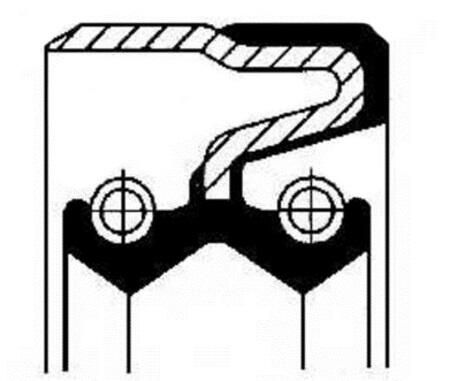 Wellendichtring, Verteilergetriebe