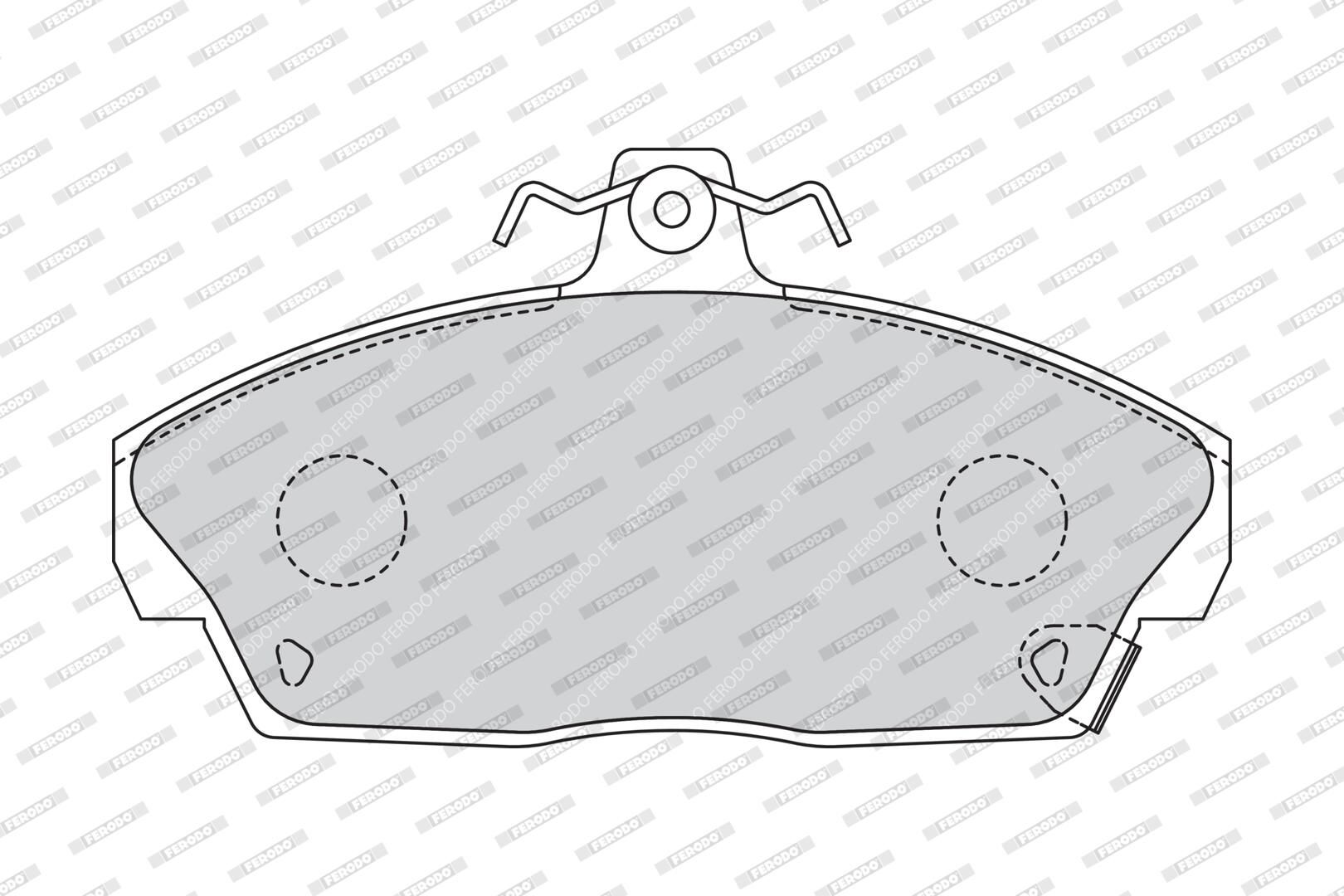 Bremsbelagsatz, Scheibenbremse